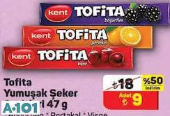 TOFİTA YUMUŞAK ŞEKER ÇEŞİTLERİ 47 G